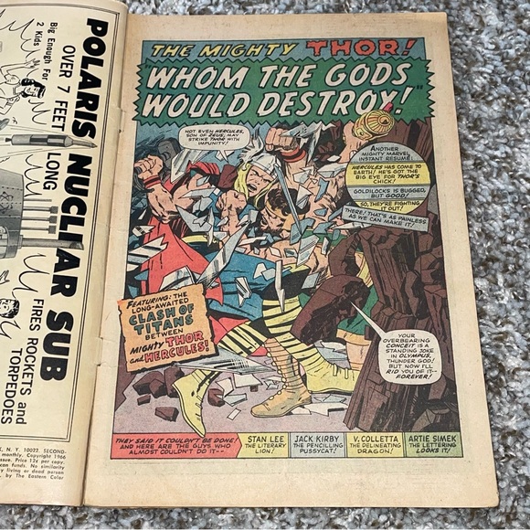KEY 1966 MARVEL THOR - 1st Title Issue! - Stan Lee Silver Age Comic #126 - Picture 8 of 11